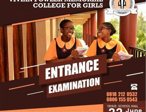 Entrance Examination – Saturday, 22nd June 2019