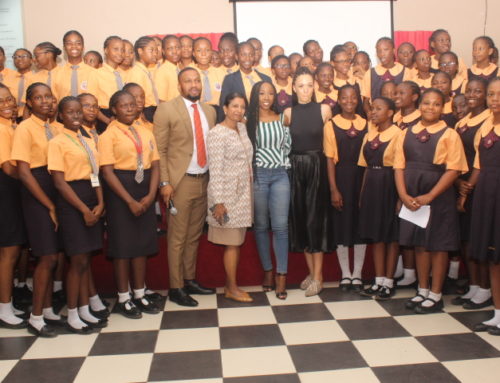 Beverly Naya and Crew Visited the School Recently for her School Tour Tagged ‘Skin’ which is Supported by Ford Foundation